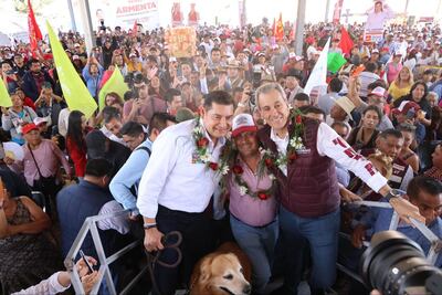 Devolver el poder a las juntas auxiliares, promete Alejandro Armenta en San Sebastián de Aparicio