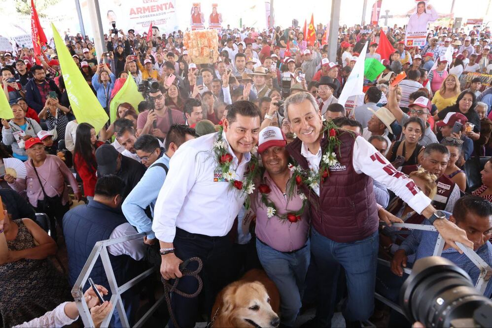 Alejandro Armenta acompañó a Pepe Chedraui a San Sebastián Aparicio| Fotos Especiales
