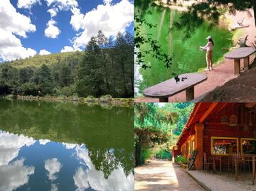 Pesca truchas y hospédate en estas apacibles cabañas a menos de una hora de Puebla