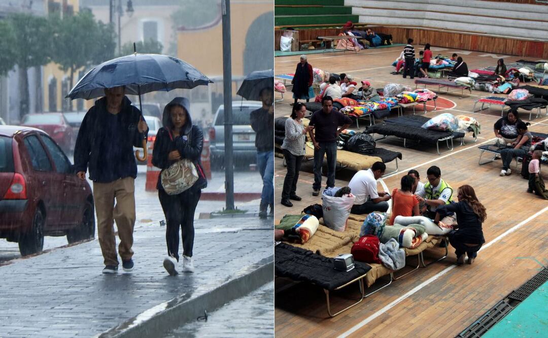 En Puebla hay 155 albergues listos para la temporada de lluvias | Foto: EsImagen
