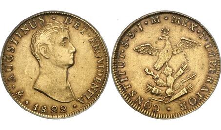 Las monedas de Agustín de Iturbide que se cotizan hasta en 80 mil pesos