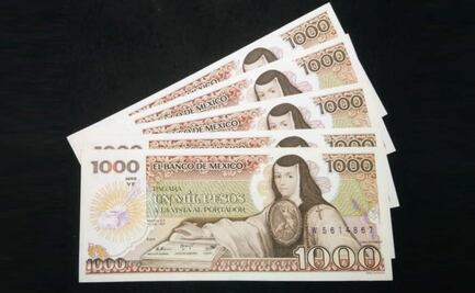 ¿Cuánto pagan por un billete de 1000 pesos de Sor Juana?