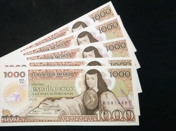 ¿Cuánto pagan por un billete de 1000 pesos de Sor Juana?