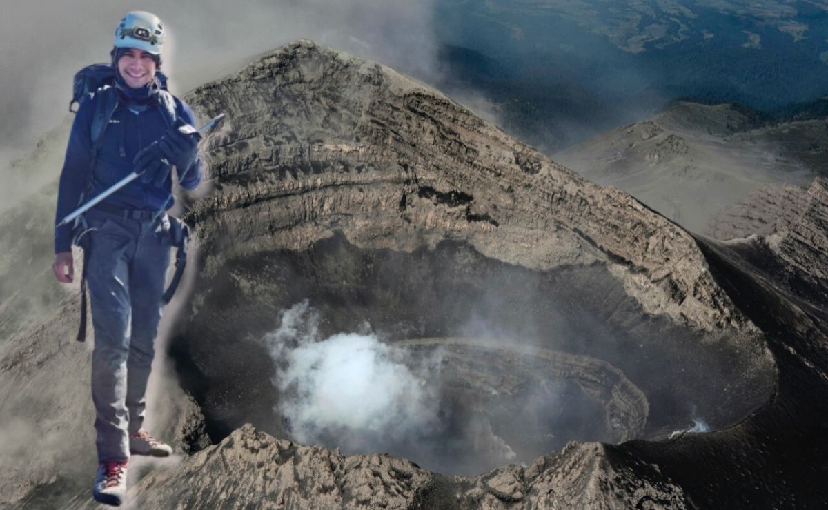 VIDEO Alpinista logra llegar al cráter del volcán Popocatépetl y obtiene una imagen inédita