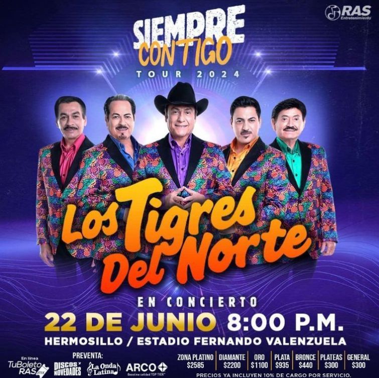 Los Tigres del Norte deleitan a sus fans con su canción más romántica. Fuente: Instagram @lostigresdelnorte