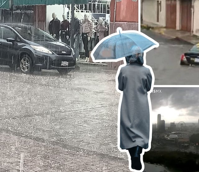 Granizada sorprende a los poblanos; se esperan más lluvias este fin de semana