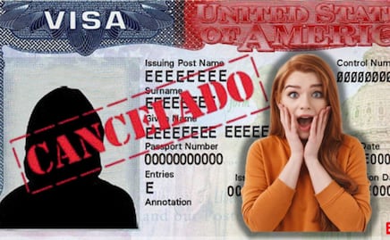 Razones por las que te pueden cancelar la visa de EU