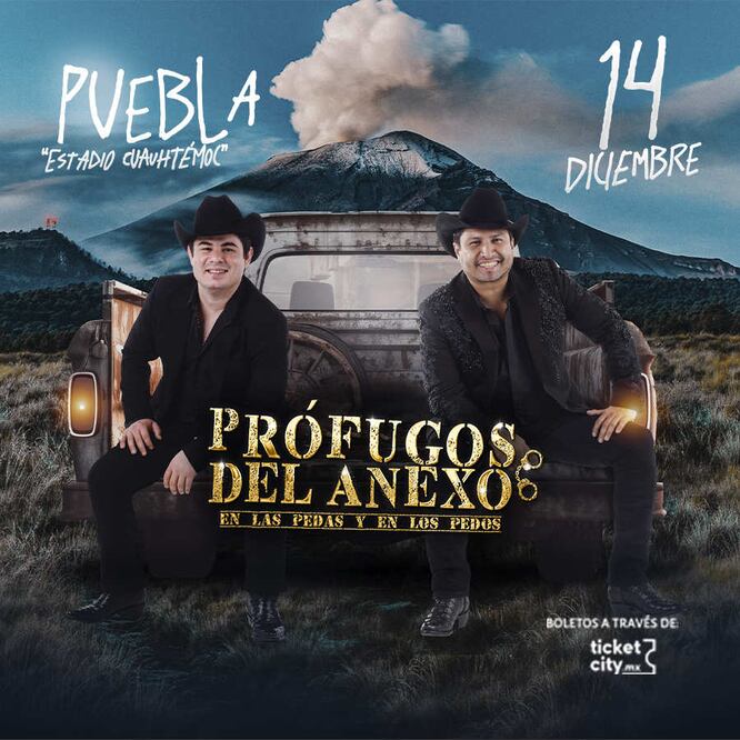 El concierto Prófugos del Anexo en Puebla será el último que den ambos artistas durante este 2024