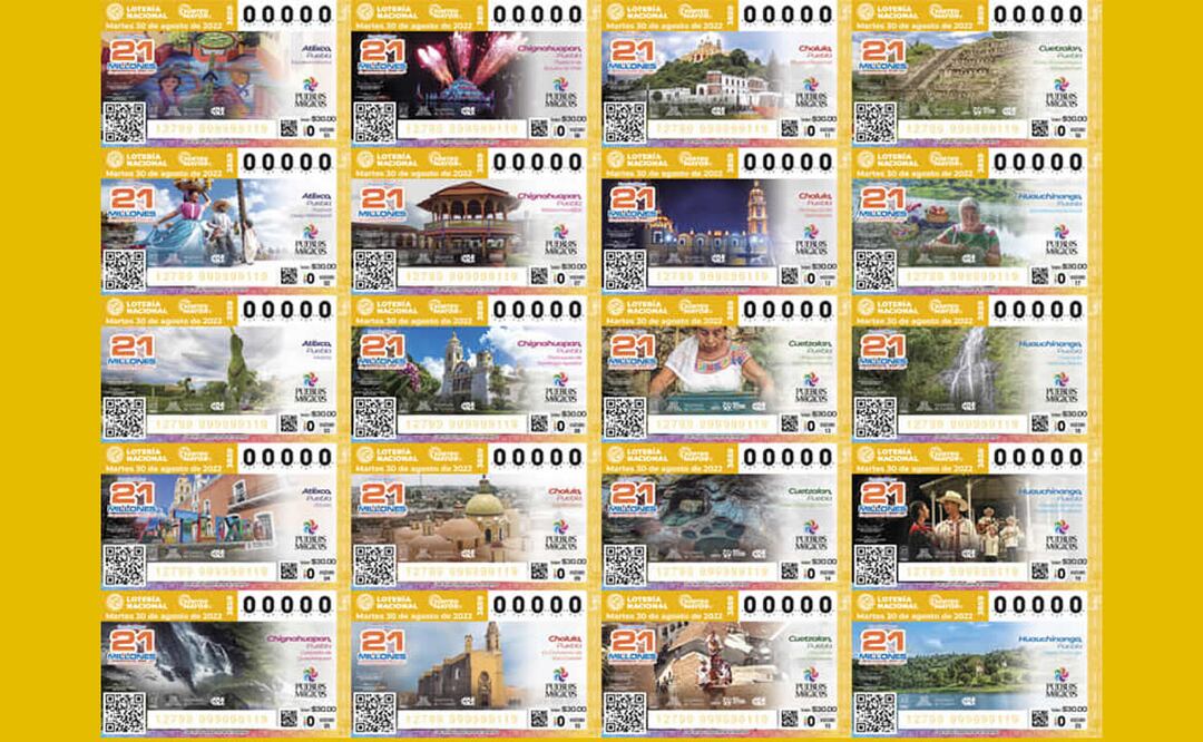 Cada cachito tiene un costo de 30 pesos. Foto: Lotería Nacional