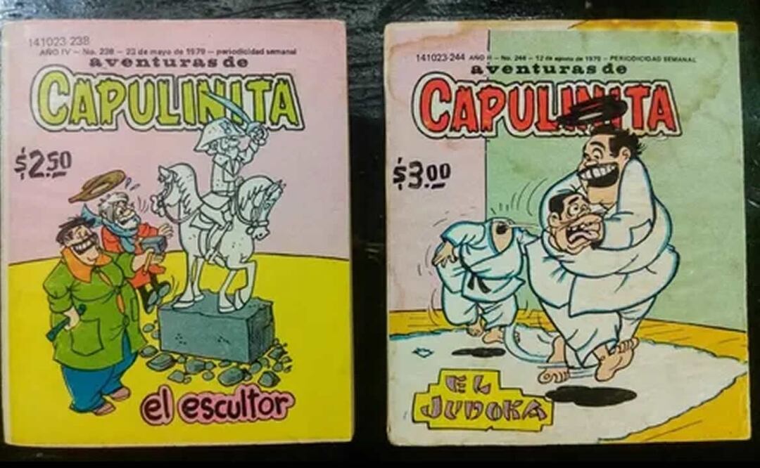 Capulina fue el personaje de tres diferentes historietas. Foto: Especial