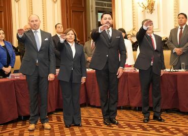 Rinden protesta titulares de las secretarías del Ayuntamiento, Tesorería, Contraloría y Seguridad Ciudadana en Puebla