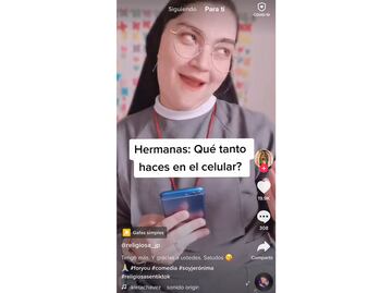 Arrasa monja poblana en TikTok