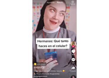 Arrasa monja poblana en TikTok
