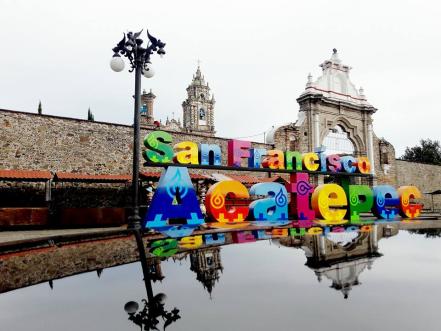 Iglesia de San Francisco Acatepec, de las más instagrameables de Puebla