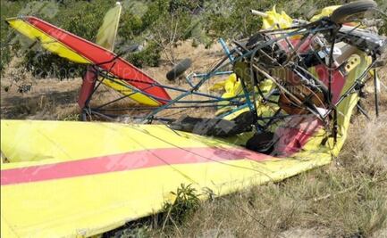 Desplome de avión ultraligero deja un muerto y un lesionado en Cohuecan