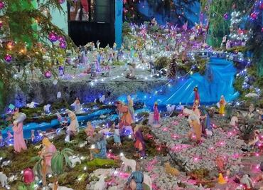 Nacimiento monumental maravilla a visitantes en el Pueblo Mágico de Atlixco