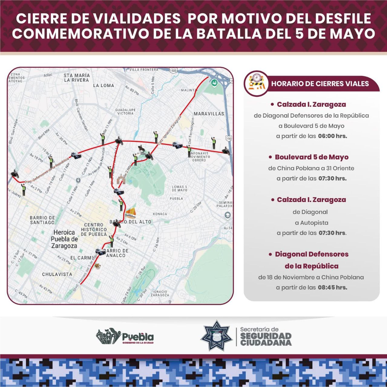 Cierre vial | Foto: Especial