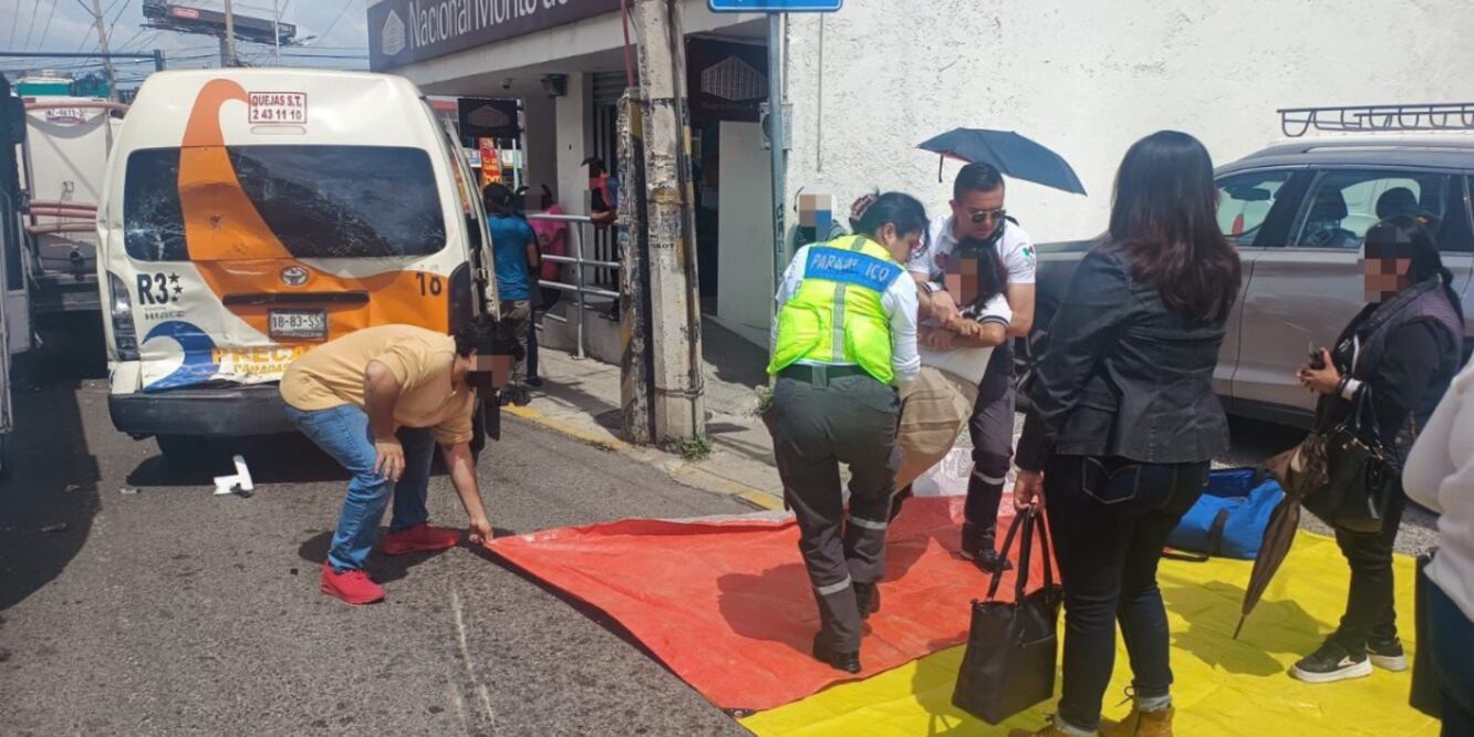 Percance entre unidades de transporte público, una pipa y un vehículo particular, con saldo preliminar de al menos 20 lesionados / Foto: Redes Sociales