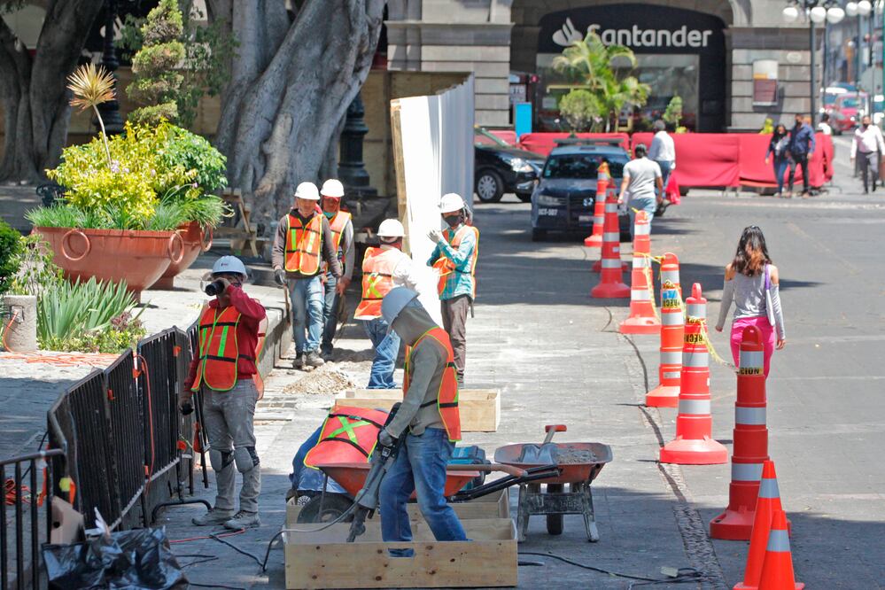 Asegura Ayuntamiento que vigilará obras en el zócalo de Puebla