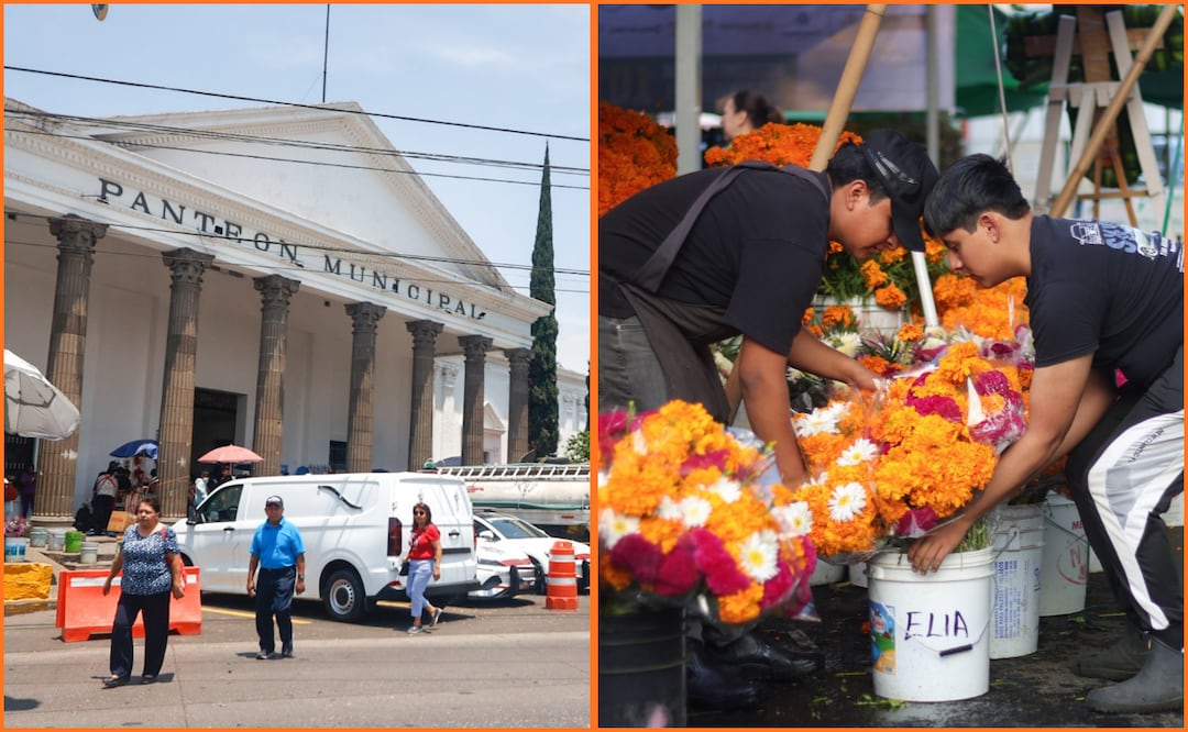Estiman más de 95 mil visitantes en el Panteón Municipal de Puebla por Día de Muertos | Foto: EsImagen.