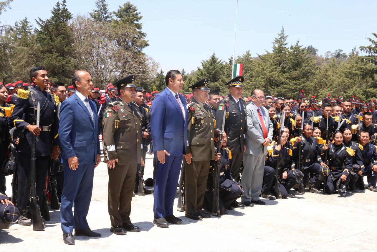 Más de dos mil soldados participaron en esta representación | Fotos: Gobierno del Estado