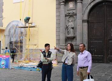 Ayuntamiento de Puebla da mantenimiento a templos religiosos