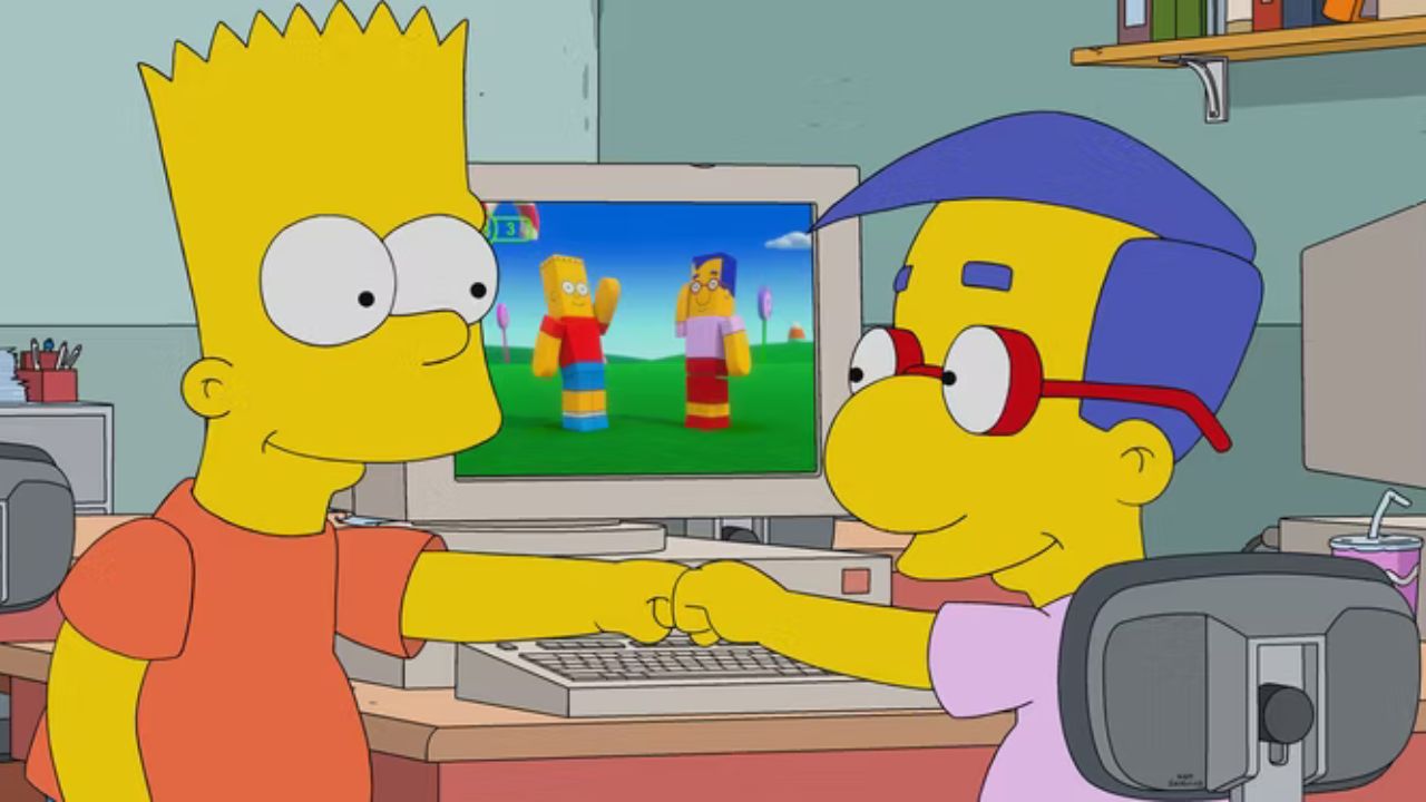 Bart con su amigo Milhouse. Foto: Los Simpson (Facebook)