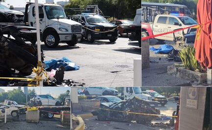 Carambola de 7 autos dejó saldo de un muerto y dos lesionados en Vía Atlixcáyotl