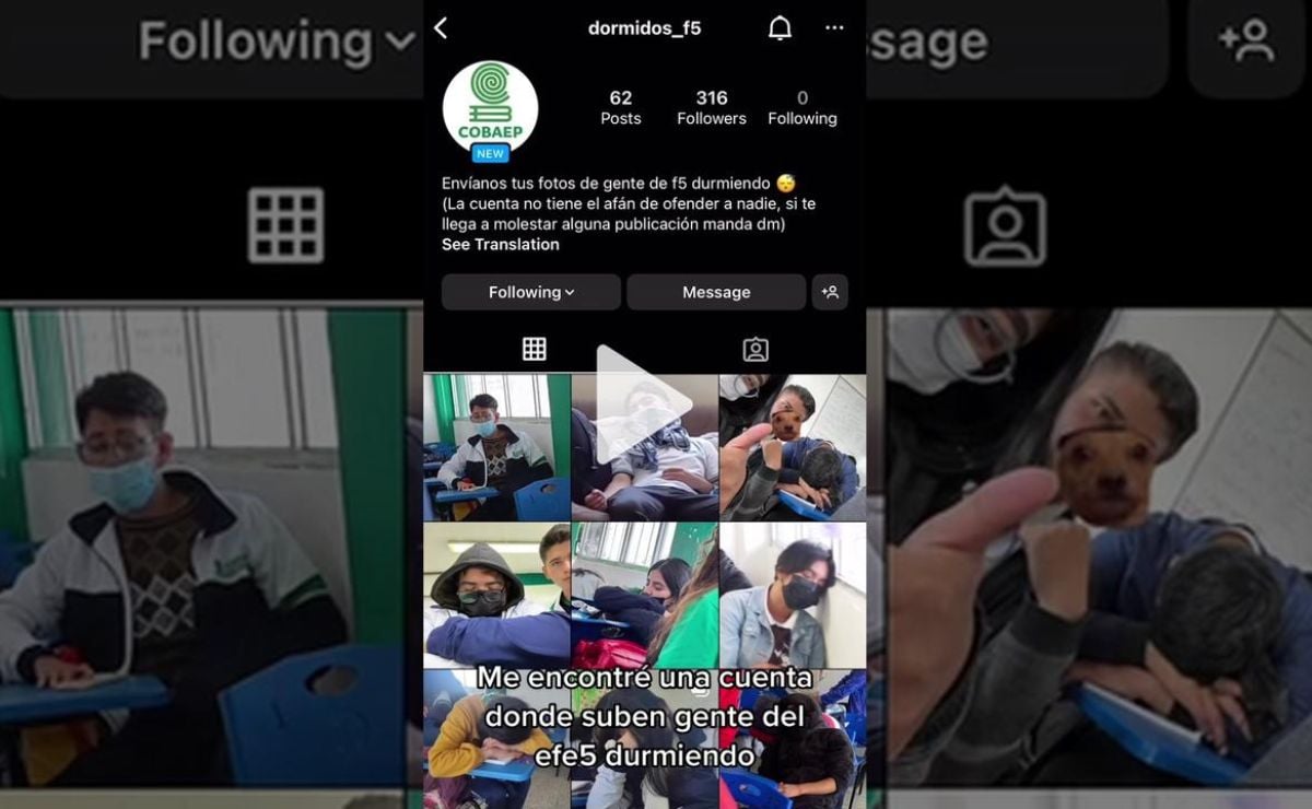 Alumnos del Cobaep Puebla se vuelven  virales en TikTok por dormir en clases