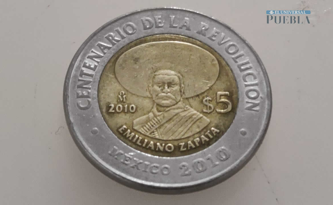 Cuánto vale la moneda conmemorativa de 5 pesos de Emiliano Zapata