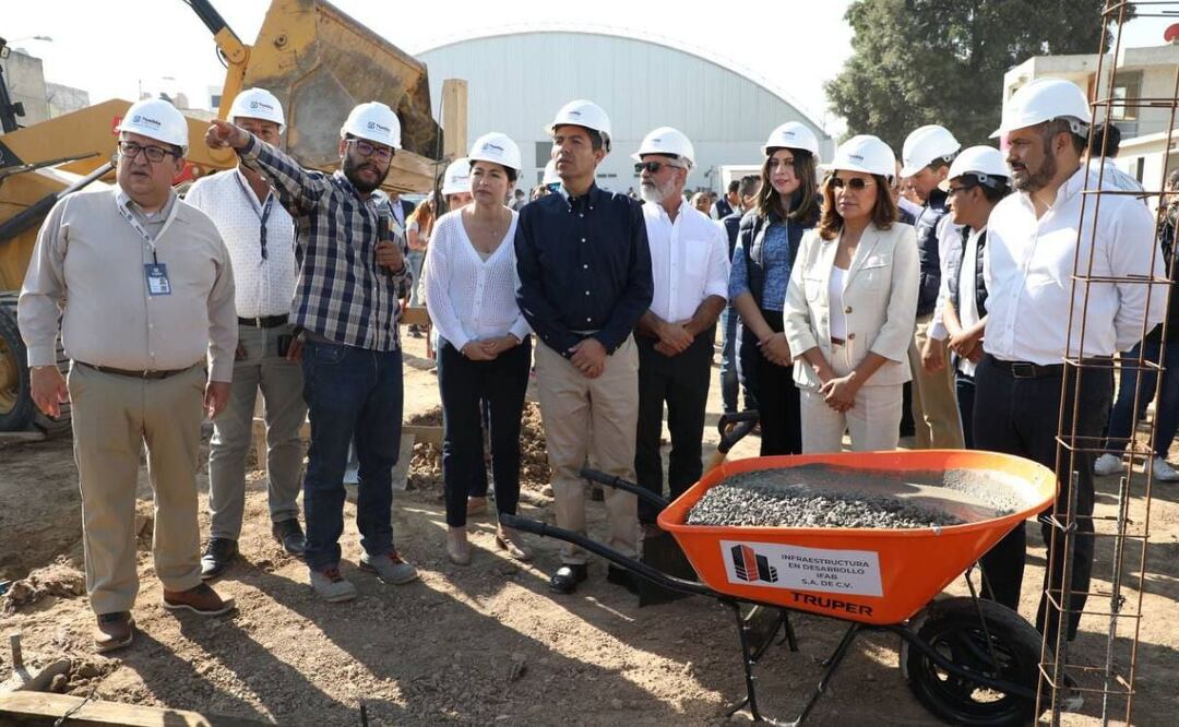 El presidente municipal de Puebla dio inicio a las nuevas obras de la SSC | Fotos: Ayuntamiento de Puebla