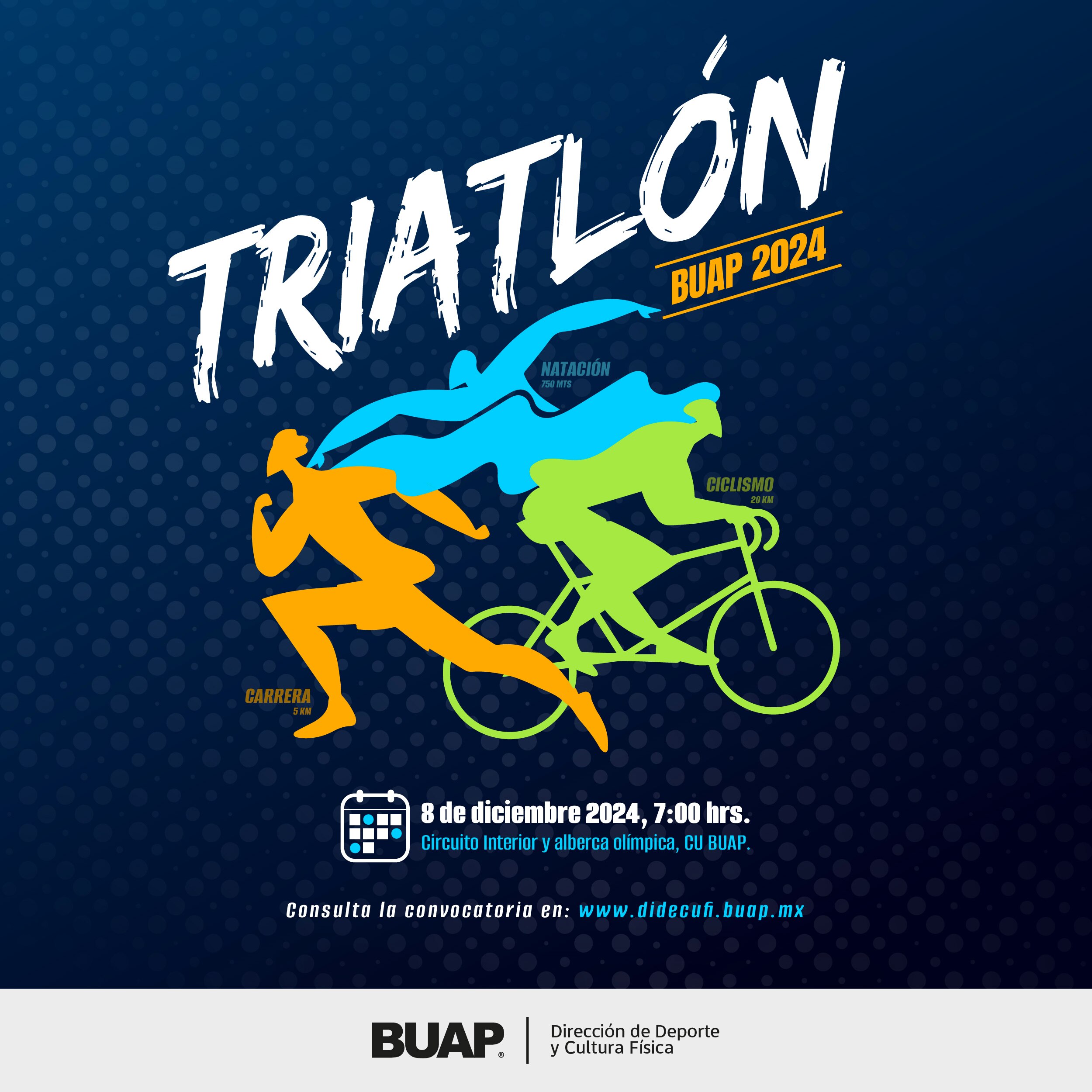 En el Triatlón de la Benemérita Universidad Autónoma de Puebla (BUAP) 2024, los atletas podrán competir en dos ramas: varonil y femenil, con varias categorías de edad para garantizar que los participantes se enfrenten a competidores de su misma franja etaria. 


Foto: Producción El Universal Puebla
