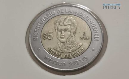 Cuánto vale la moneda de 5 pesos conmemorativa de Vicente Guerrero