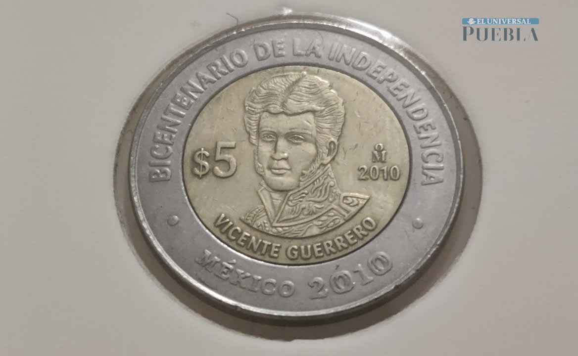 Cuánto vale la moneda de 5 pesos conmemorativa de Vicente Guerrero