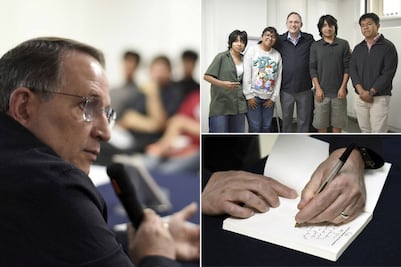 Pedro Ángel Palou inspira a estudiantes de la BUAP: leer y escribir es un acto de libertad