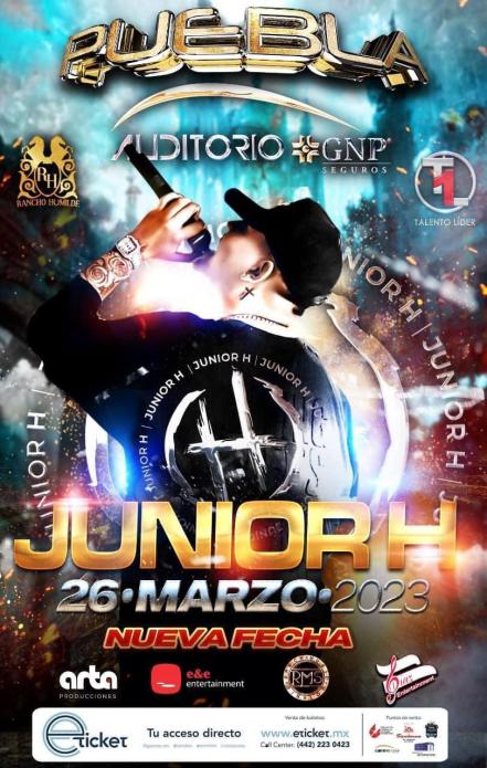 Junior H abre nueva fecha en Puebla