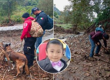 Continúa la búsqueda de Liam Tadeo, el niño que fue arrastrado por las inundaciones en Huauchinango