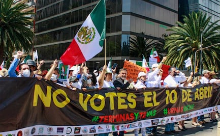 Llaman opositores de AMLO a dejar vacías las urnas de la consulta