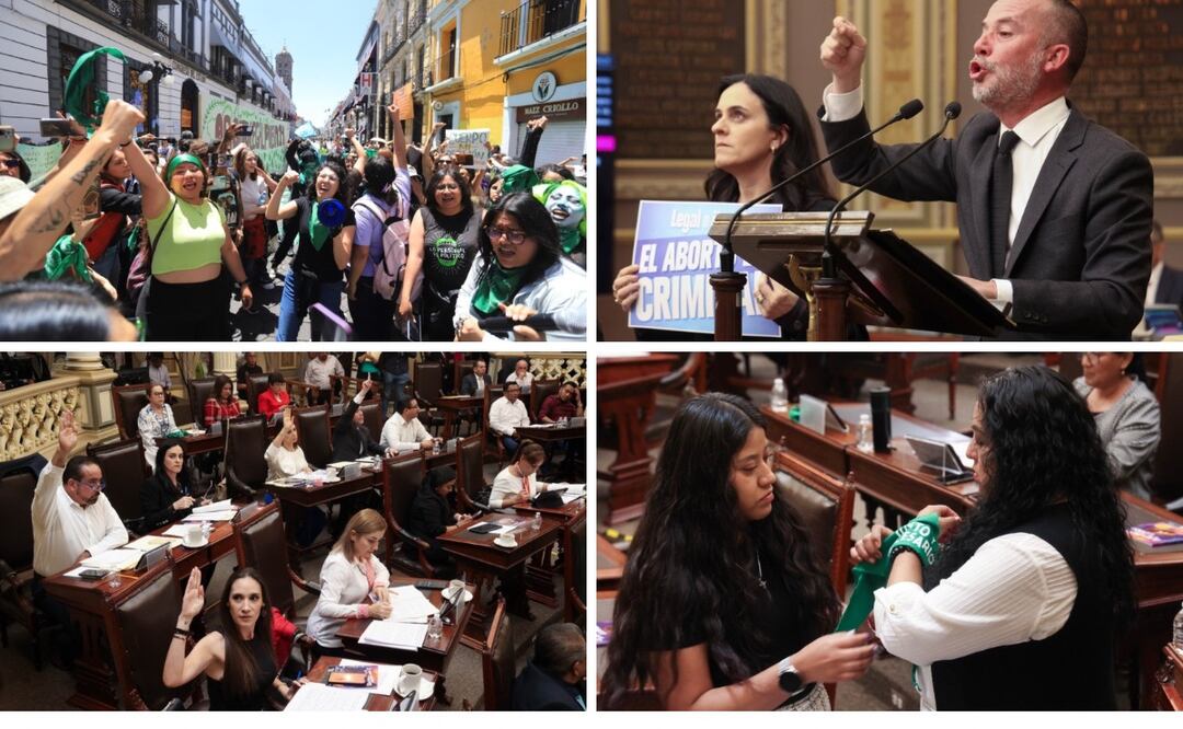 Congreso de Puebla legaliza el aborto en Puebla este 15 de julio del 2024