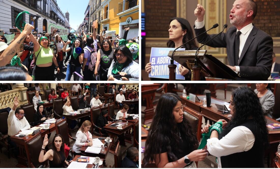 Congreso de Puebla legaliza el aborto en Puebla este 15 de julio del 2024