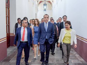 Mario Riestra expone su plan de gobierno ante el Consejo Universitario de la BUAP