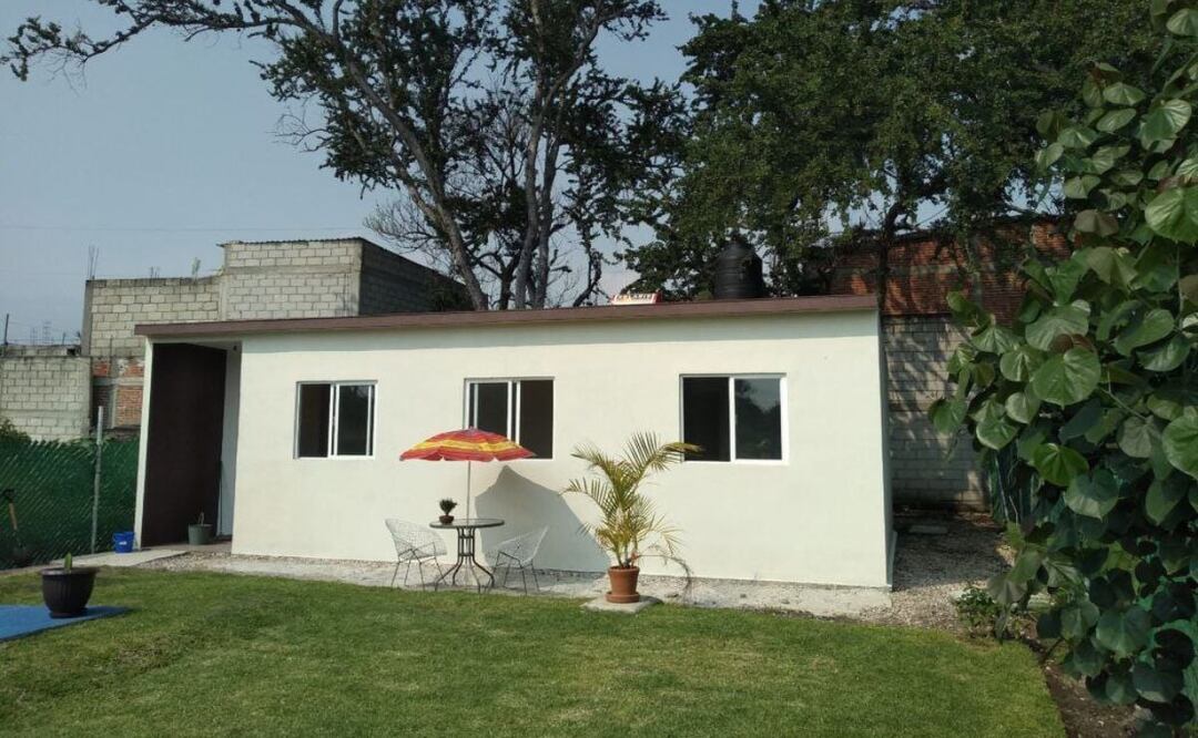 Esta casa modelo Puebla está hecha con materiales prefabricados | Foto: Casa prefabricada.com.mx