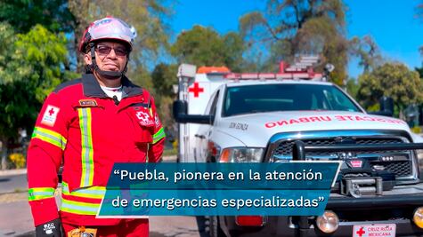 Puebla, cuna de la Unidad de Rescate Urbano