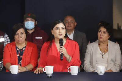 Claudia Rivera confía en encabezar encuesta de reconocimiento de Morena