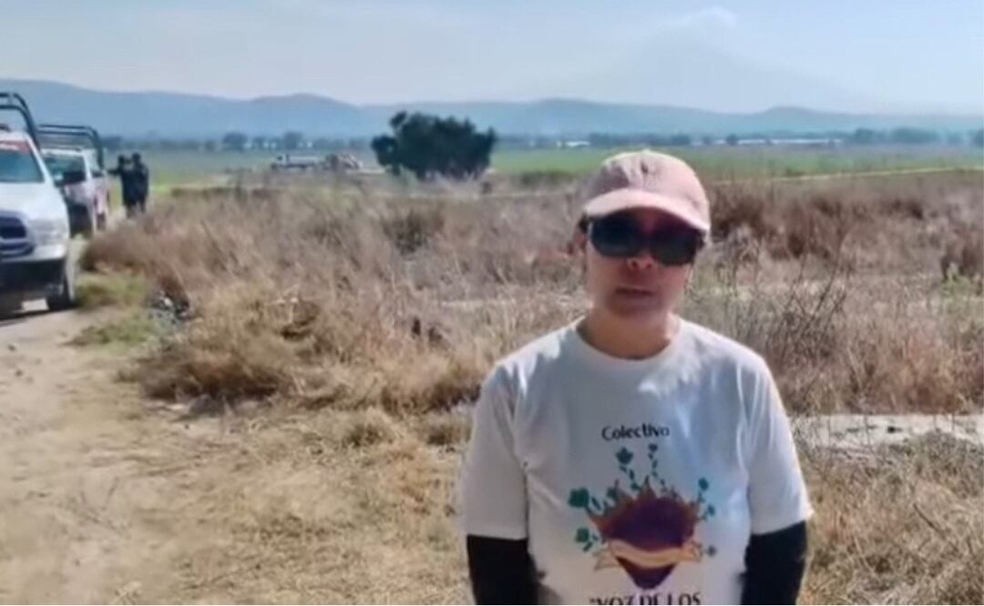 La fosa clandestina fue localizada en Palmar de Bravo | Foto: Captura de video