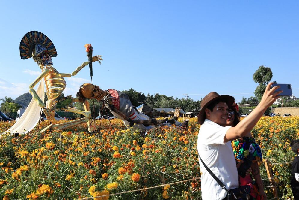 Ya puedes visitar el Valle de Catrinas de Atlixco | Foto: EsImagen