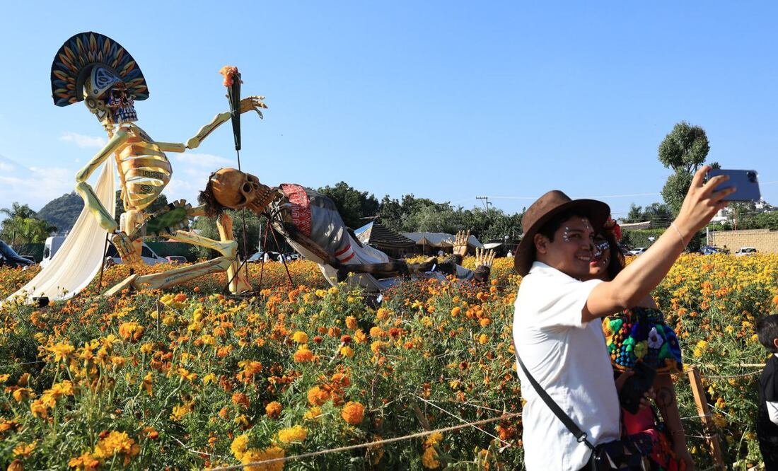 Ya puedes visitar el Valle de Catrinas de Atlixco | Foto: EsImagen