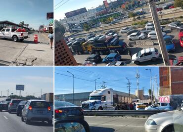 Bloqueo de transportistas en Periférico y 11 Sur colapsa el sur de la ciudad de Puebla