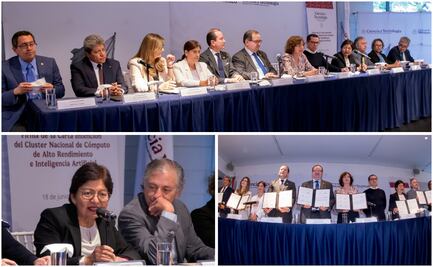 Firma BUAP Carta Intención del Clúster Nacional de Cómputo de Alto Rendimiento e Inteligencia Artificial