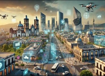 Así se vería Puebla como el Silicon Valley de México, según la IA